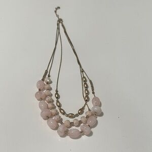 🌴 DownEast Rose Quarts Layered Necklace